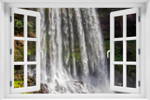 Fototapeta Naklejka Na Ścianę Okno 3D - big beautiful waterfall in the park Dambri, Vietnam