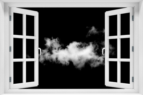 Fototapeta Naklejka Na Ścianę Okno 3D - clouds on black background