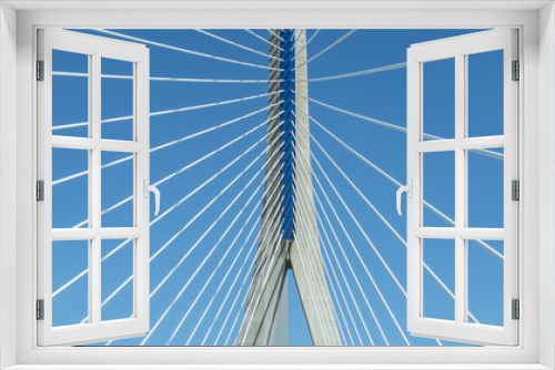 Fototapeta Naklejka Na Ścianę Okno 3D - New Pepa bridge in Cadiz, Andalusia, Spain