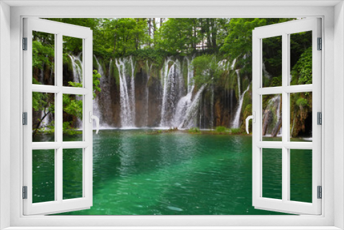 Fototapeta Naklejka Na Ścianę Okno 3D - Plitvice Lakes in Croatia