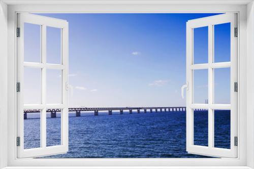 Fototapeta Naklejka Na Ścianę Okno 3D - Oresund Bridge Sweden Malmo