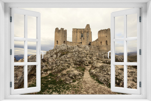 Fototapeta Naklejka Na Ścianę Okno 3D - In provincia dell'aquila, Rocca Calascio