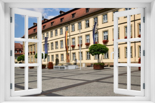 Fototapeta Naklejka Na Ścianę Okno 3D - View in the historical town of Bamberg, Bavaria, region Upper Franconia, Germany
