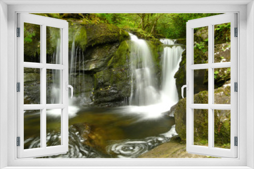 Fototapeta Naklejka Na Ścianę Okno 3D - Irland, bei den Torc Wasserfällen