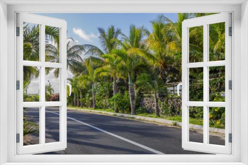 Fototapeta Naklejka Na Ścianę Okno 3D - Mauritius Palmen