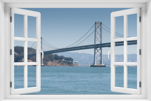 Fototapeta Naklejka Na Ścianę Okno 3D - San Francisco, Bay Bridge