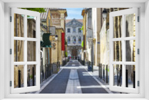 Fototapeta Naklejka Na Ścianę Okno 3D - Joseph Cabassol street in Aix en Provence