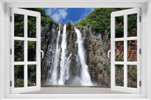 Fototapeta Naklejka Na Ścianę Okno 3D - cascade sainte suzanne La Réunion