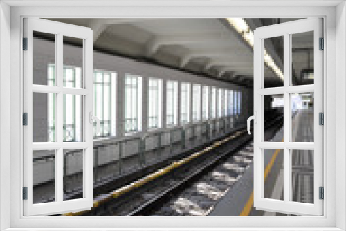 Fototapeta Naklejka Na Ścianę Okno 3D - Abandoned Subway Station