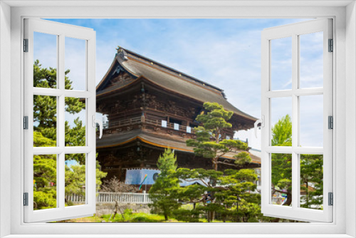 Fototapeta Naklejka Na Ścianę Okno 3D - Important Zenkoji Temple, Nagano, JAPAN. 