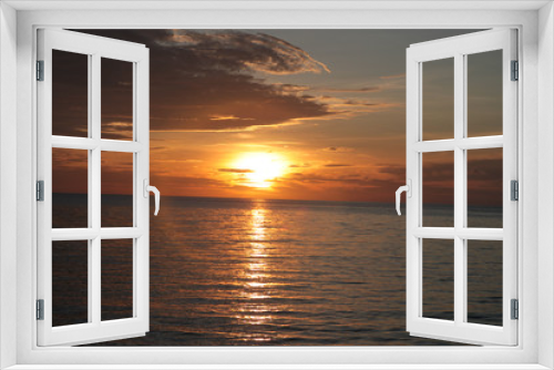 Fototapeta Naklejka Na Ścianę Okno 3D - Mediterranean sunset