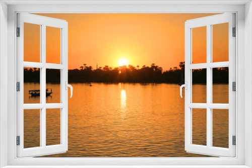 Fototapeta Naklejka Na Ścianę Okno 3D - Nile sunset