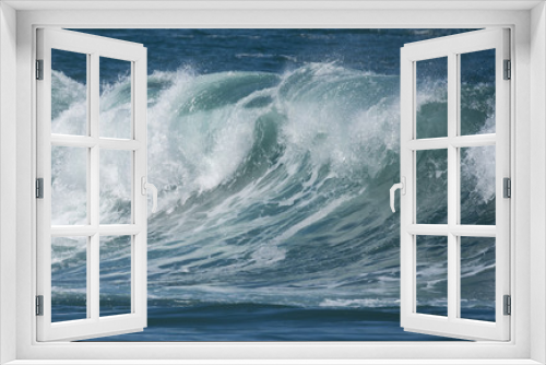 Fototapeta Naklejka Na Ścianę Okno 3D - big sea wave
