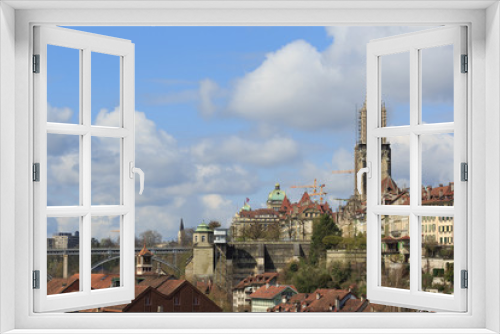 Fototapeta Naklejka Na Ścianę Okno 3D - Berns Old City
