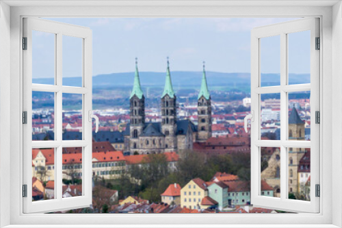 Fototapeta Naklejka Na Ścianę Okno 3D - Bamberg Panorama