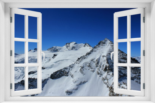Fototapeta Naklejka Na Ścianę Okno 3D - Mountains in winter season