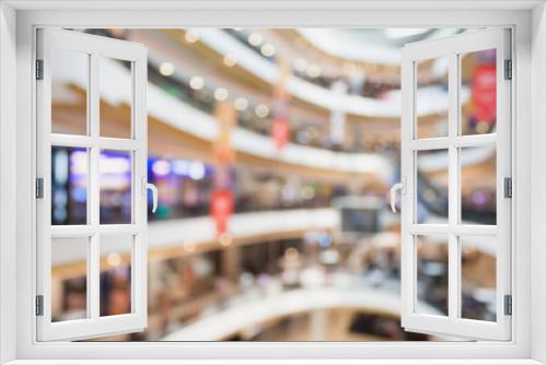 shopping mall blurred background