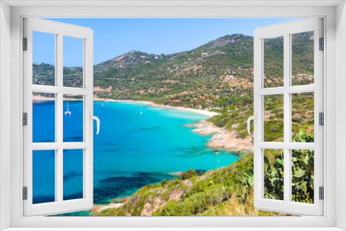 Fototapeta Naklejka Na Ścianę Okno 3D - Corsica. Azure bay of Piana region, France