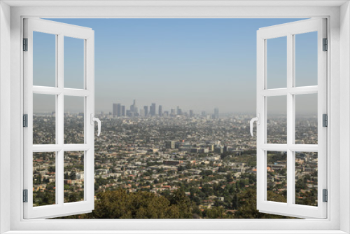 Fototapeta Naklejka Na Ścianę Okno 3D - Los Angeles Stadtpanorama