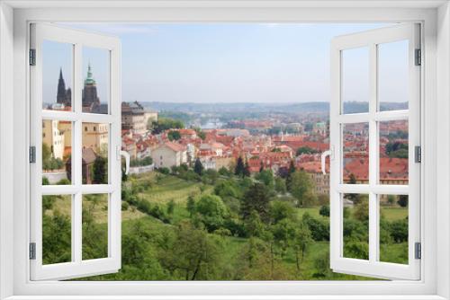 Fototapeta Naklejka Na Ścianę Okno 3D - Prague. Spring. Beroun Hills. Czech republic.