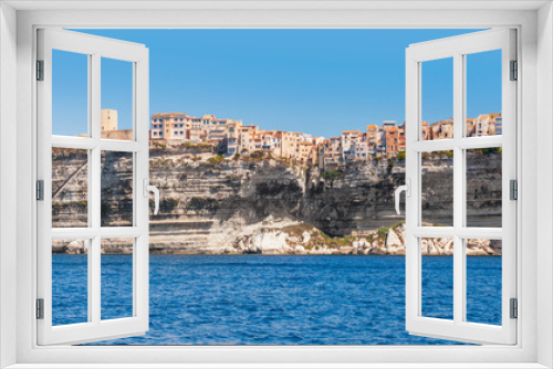 Fototapeta Naklejka Na Ścianę Okno 3D - Bonifacio, mountainous island Corsica, France