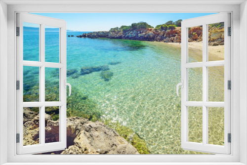 Fototapeta Naklejka Na Ścianę Okno 3D - Turquoise water in Sardinia