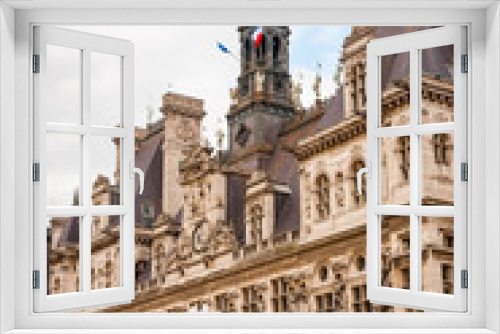 Fototapeta Naklejka Na Ścianę Okno 3D - Hotel building in Paris, France