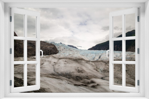 Fototapeta Naklejka Na Ścianę Okno 3D - Mendenhall Glacier in Juneau Alaska national monument