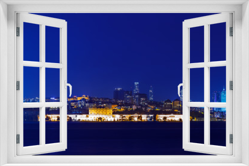 Fototapeta Naklejka Na Ścianę Okno 3D - Night Istanbul view