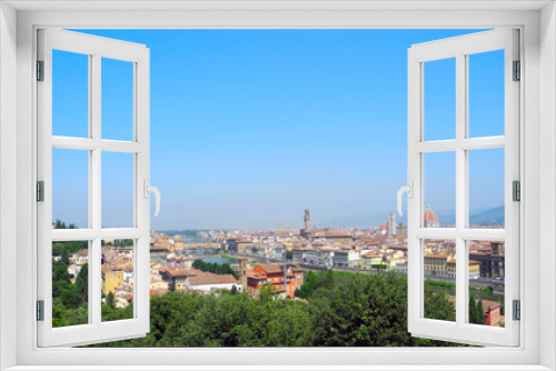 Fototapeta Naklejka Na Ścianę Okno 3D - Cityscape of Florence.