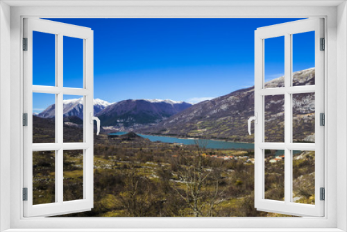 Fototapeta Naklejka Na Ścianę Okno 3D - Lake of Barrea in Abruzzo in Italy