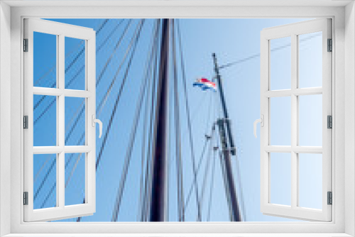 Fototapeta Naklejka Na Ścianę Okno 3D - Xebec of yacht