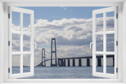 Fototapeta Naklejka Na Ścianę Okno 3D - Great Belt Bridge in Denmark