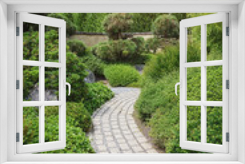 Fototapeta Naklejka Na Ścianę Okno 3D - Beautiful garden idea.