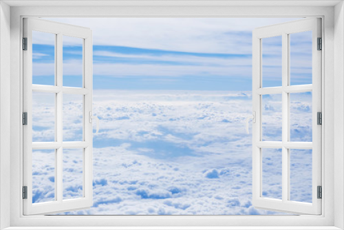 Fototapeta Naklejka Na Ścianę Okno 3D - Clouds view from the airplane