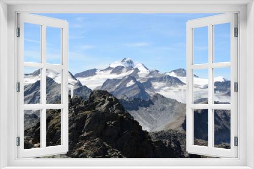 Fototapeta Naklejka Na Ścianę Okno 3D - Wildspitze vom Schwarzkogel