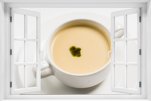 Fototapeta Naklejka Na Ścianę Okno 3D - mushoom cream soup