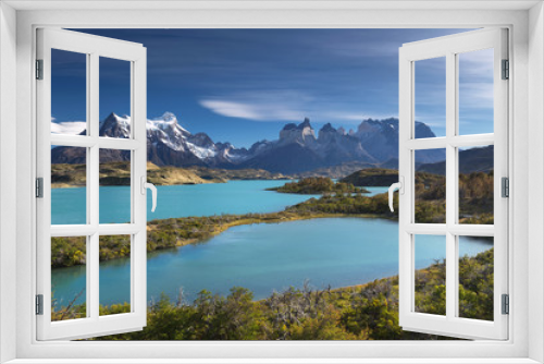 Fototapeta Naklejka Na Ścianę Okno 3D - Torres del Paine National Park, Patagonia, Chile
