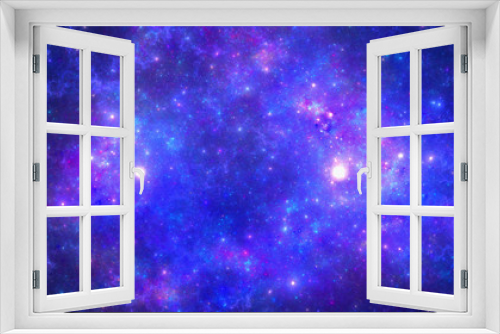 Fototapeta Naklejka Na Ścianę Okno 3D - Deep space nebula with stars.