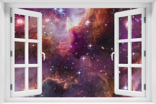 Fototapeta Naklejka Na Ścianę Okno 3D - Universe background.Seamless.Elements of this Image Furnished by NASA