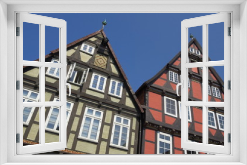 Fototapeta Naklejka Na Ścianę Okno 3D - Celle - Altstadthäuser
