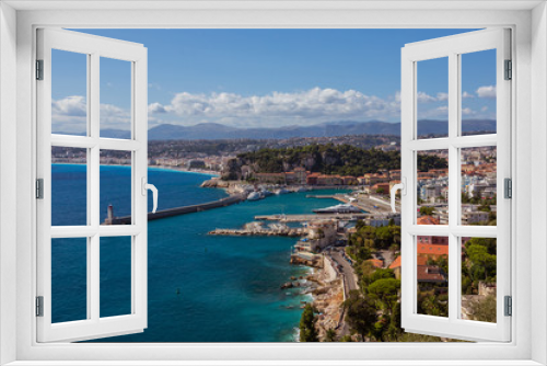 Fototapeta Naklejka Na Ścianę Okno 3D - View of Nice (France) 