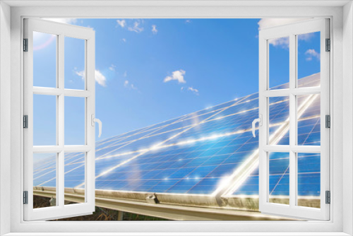 Fototapeta Naklejka Na Ścianę Okno 3D - solar plant