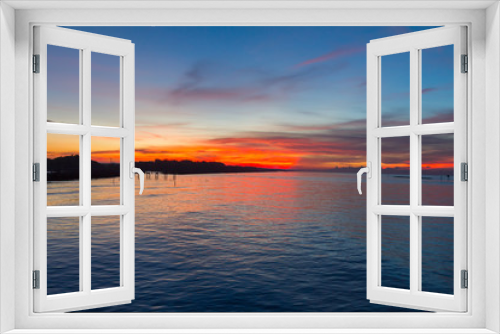 Fototapeta Naklejka Na Ścianę Okno 3D - sunrise at the sea