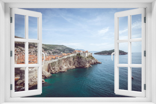 Fototapeta Naklejka Na Ścianę Okno 3D - Dubrovnik panorama