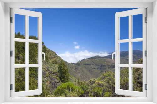 Fototapeta Naklejka Na Ścianę Okno 3D - Gran Canaria, Caldera de Tejeda in May