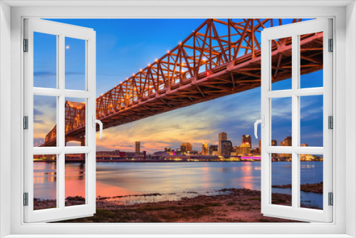 Fototapeta Naklejka Na Ścianę Okno 3D - New Orleans Bridge