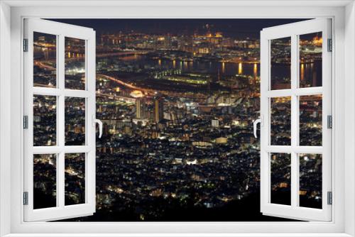 Fototapeta Naklejka Na Ścianę Okno 3D - Kobe at Night
