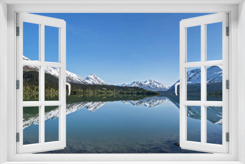 Fototapeta Naklejka Na Ścianę Okno 3D - Trail Lakes in Alaska