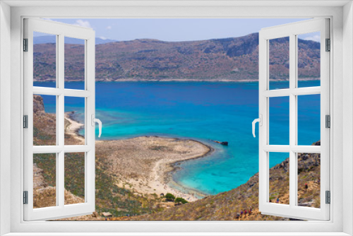 Fototapeta Naklejka Na Ścianę Okno 3D - Lagoon of Gramvousa island, Crete